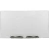 Best-Rite Ultra Trim Dry Erase Porcelain Whiteboard, Aluminum Frame, 6'W X 4'H