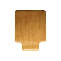Mind Reader 35.5" X 47.5" Rectangular W/Lip Chair Mat For Hard Floor, Brown Polypropylene (WDOFFCMAT-BRN)