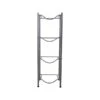 Mind Reader Alloy Collection 4-Tier Stainless Steel Water Jug Stand, Silver (4TJUGWH-SIL)