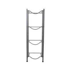 Mind Reader Alloy Collection 4-Tier Stainless Steel Water Jug Stand, Silver (4TJUGWH-SIL)