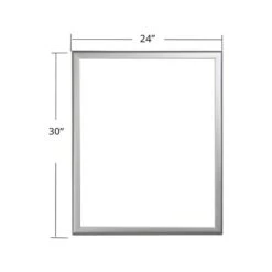 Azar Dry-Erase Whiteboard, Aluminum Frame, 30" X 24" (300229)