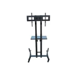 Rocelco Steel TV/AV Cart, Black (BSTC)