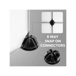 Mount-It! 69.7" X 42.1" Portable Closet Rack, White/Black, Plastic (WI-4031) -Prepa Furniture Shop 56BEFF3B D42B 4285 BBF2102D7E57CE35 s7