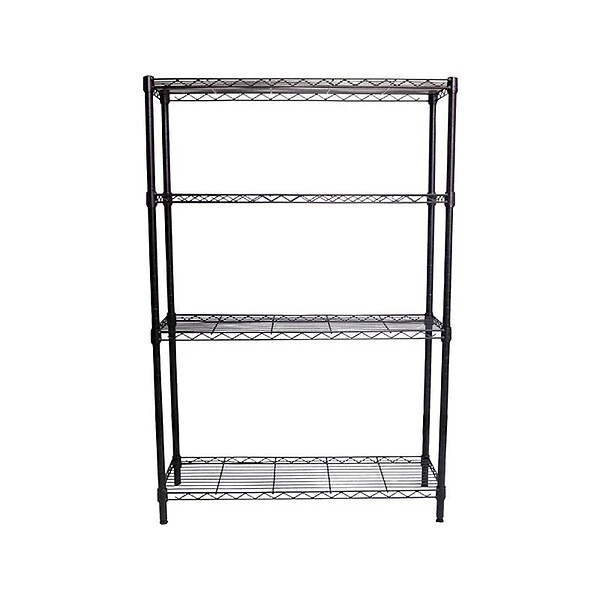 Whalen 4-Shelf Wire Unit, 36"W, Black (WS143654-4B) 1 Whalen 4-Shelf Wire Unit, 36"W, Black (WS143654-4B)