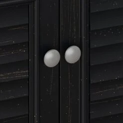 Bush Furniture Fairview Small Storage Cabinet With Doors, Antique Black/Hansen Cherry (WC53996-03) -Prepa Furniture Shop 791D7E0F 4FDC 4470 BE6214E7AC9691B3 s7