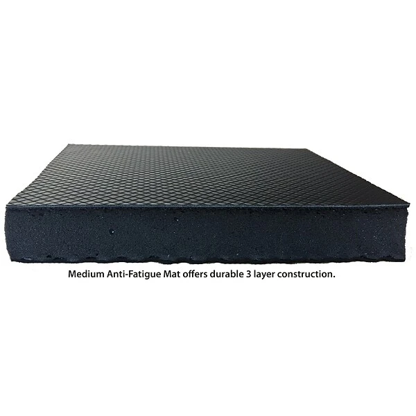 Rocelco Anti-Fatigue Mat, 30" X 20", Black (MAFM) 4 Rocelco Anti-Fatigue Mat, 30" X 20", Black (MAFM) - Image 4