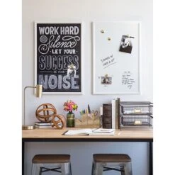 U Brands Magnetic Dry Erase Whiteboard, 30" X 20", White Decor Frame (2071U00-01) -Prepa Furniture Shop 9B84CFC1 EB97 454A AADC04FF07D43596 s7