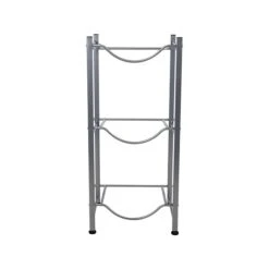 Mind Reader Alloy Collection 3-Tier Stainless Steel Water Jug Stand, Silver (3TJUGWH-SIL)