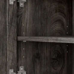 Bush Furniture Key West Tall TV Stand With Set Of 2 Bookcases, Dark Gray Hickory, Screens Up To 65" (KWS027GH) -Prepa Furniture Shop A6EA515B 1F8F 417D 9ADF8E79001656CE s7