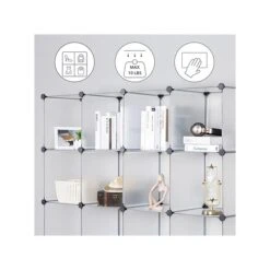 Mount-It! 69.7" X 42.1" Portable Closet Rack, White/Black, Plastic (WI-4031) -Prepa Furniture Shop A788E070 065C 4328 B9C11C294698643A s7