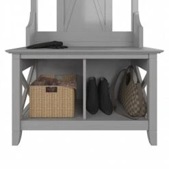 Bush Furniture Key West 66" Hall Tree With Shoe Storage Bench, Cape Cod Gray (KWS166CG-03) 13 Bush Furniture Key West 66" Hall Tree With Shoe Storage Bench, Cape Cod Gray (KWS166CG-03) -Prepa Furniture Shop A912D65C B5A8 4A8C 878AF42B0034E2A9 s7