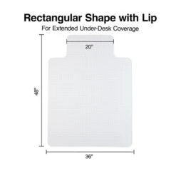 Quill Brand® Carpet Chair Mat, 36" X 48'', Crystal Clear (STP-17436) -Prepa Furniture Shop A9C734F7 CAD6 4954 B748A3AA816C0938 s7