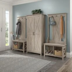 Bush Furniture Key West 66" Tall Storage Cabinet With Doors And 5 Shelves, Washed Gray (KWS266WG-03) 11 Bush Furniture Key West 66" Tall Storage Cabinet With Doors And 5 Shelves, Washed Gray (KWS266WG-03) -Prepa Furniture Shop B444E552 A628 4EB3 8B048EFF6786F362 s7