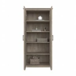 Bush Furniture Key West 66" Tall Storage Cabinet With Doors And 5 Shelves, Washed Gray (KWS266WG-03) 13 Bush Furniture Key West 66" Tall Storage Cabinet With Doors And 5 Shelves, Washed Gray (KWS266WG-03) -Prepa Furniture Shop B4704C67 BFA7 4023 8E4CEBE95D35669B s7