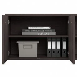 Bush Business Furniture Studio A 21" Low Storage Cabinet With 4 Shelves And Doors, Storm Gray (SDS160SG-Z) -Prepa Furniture Shop B81956FB 4A9E 4979 9F4B133E93669A00 s7