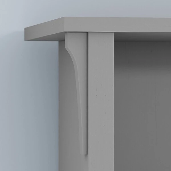 Bush Furniture Salinas 6 Cube Organizer, Cape Cod Gray (SAB148CG-03) 5 Bush Furniture Salinas 6 Cube Organizer, Cape Cod Gray (SAB148CG-03) - Image 5