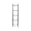 Mind Reader Alloy Collection 5-Tier Stainless Steel Water Jug Stand, Silver (5TJUGWH-SIL)