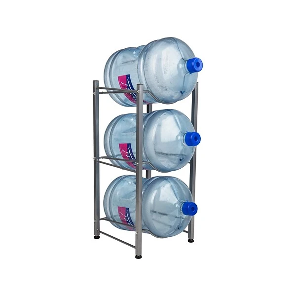 Mind Reader Alloy Collection 3-Tier Stainless Steel Water Jug Stand, Silver (3TJUGWH-SIL) 2 Mind Reader Alloy Collection 3-Tier Stainless Steel Water Jug Stand, Silver (3TJUGWH-SIL) - Image 2