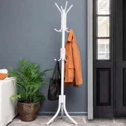 Mind Reader Alloy Collection Coat Stand, Metal, White (COATRACK11-WHT) -Prepa Furniture Shop E6CF8B5F 1340 4235 8F27D936C994E172 s7
