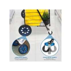 Mount-It! Small Rolling Utility Shopping Cart, 66 Lbs., Black (MI-907S) -Prepa Furniture Shop F15EC53B 7F93 44D7 B52B4CFF97B331F8 s7