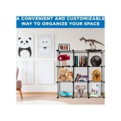 Mount-It! 28" X 42" 6-Cube Storage Organizer, Black (WI-4012) -Prepa Furniture Shop FCDA7E3C EB14 4E18 BF9AD3E5129CADE7 s7