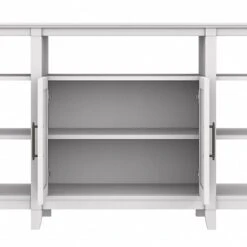 Bush Furniture Key West Manufactured Wood Console TV Stand, Screens Up To 65", Pure White Oak (KWV160WT-03) -Prepa Furniture Shop FDD59CBD 59DC 4904 BCB31FE3E80FCBE2 s7