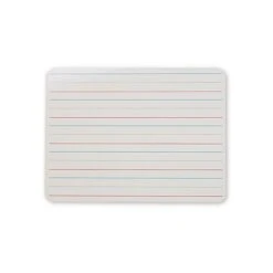 Flipside Red And Blue Ruled, Two-Sided Dry-Erase Whiteboard, 9" X 12" (FLP10034)