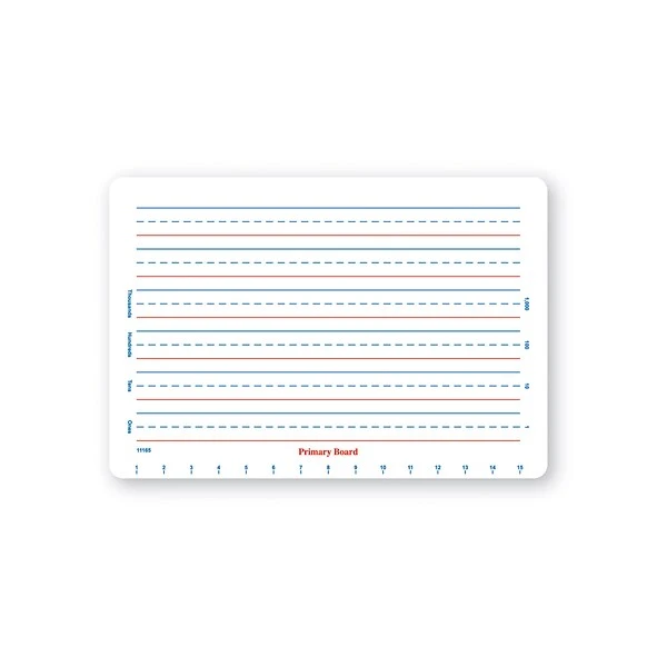 Flipside Primary Handwriting Dry-Erase Whiteboard, 11" X 16" (FLP11165) 1 Flipside Primary Handwriting Dry-Erase Whiteboard, 11" X 16" (FLP11165)
