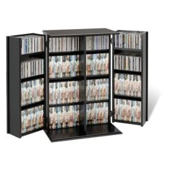 Prepac™ Locking Media Storage Cabinet, Black (BVS-0136)