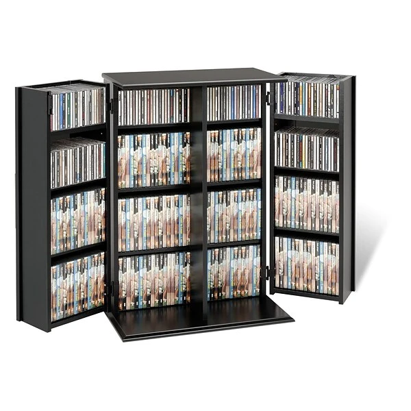 Prepac™ Locking Media Storage Cabinet, Black (BVS-0136) 1 Prepac™ Locking Media Storage Cabinet, Black (BVS-0136)