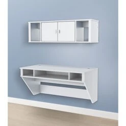 Prepac™ Designer Floating Hutch, 42.5" X 12", White 11 Prepac™ Designer Floating Hutch, 42.5" X 12", White -Prepa Furniture Shop m000070393 s7