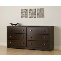 Prepac™ 29" Fremont 6 Drawer Dresser, Espresso (EDC-6330-K) -Prepa Furniture Shop m000070474 s7
