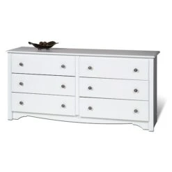 Prepac™ 29" Monterey 6 Drawer Dresser, White (WDC-6330-K) 11 Prepac™ 29" Monterey 6 Drawer Dresser, White (WDC-6330-K) -Prepa Furniture Shop m000070486 s7
