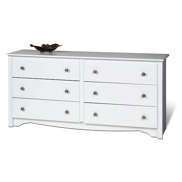 Prepac™ 29" Monterey 6 Drawer Dresser, White (WDC-6330-K) 5 Prepac™ 29" Monterey 6 Drawer Dresser, White (WDC-6330-K) - Image 5