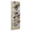 Whitmor 36 Pairs Capacity Over The Door Shoe Rack, White (67804679WHT)