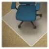 Lorell Low-pile Carpet Chairmats, Clear, 48"