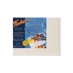 Fredrix Archival Watercolor Canvas Board 8 In. X 10 In. Each [Pack Of 3]