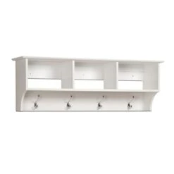Prepac™ Sonoma Entryway Cubbie Shelf, 48" X 11.5", White