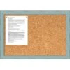Sky Blue Rustic Cork Board - Medium Message Board 26 X 18-inch (DSW1418340)