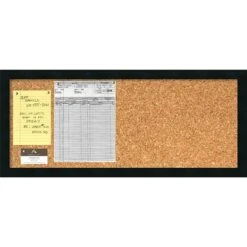 Mezzanotte Cork Board - Panel Message Board 32 X 14-inch (DSW2967403)