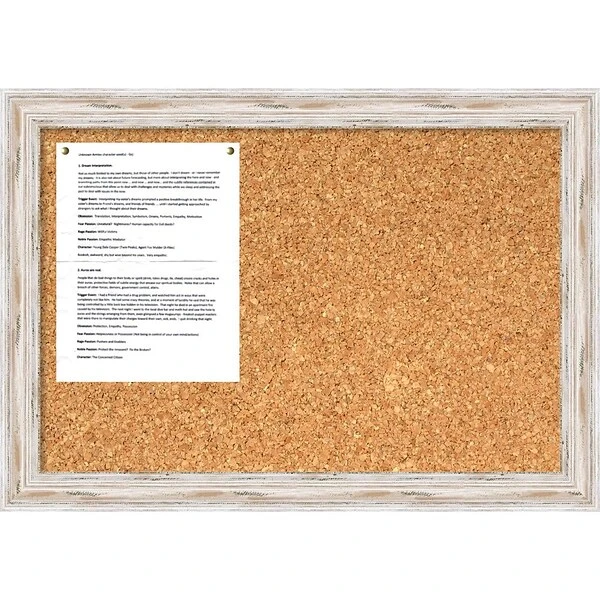 Alexandria Whitewash Cork Board - Medium Message Board 27 X 19-inch (DSW1418333) 1 Alexandria Whitewash Cork Board - Medium Message Board 27 X 19-inch (DSW1418333)
