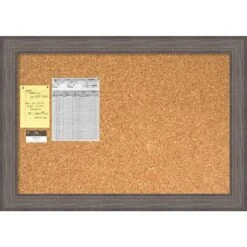 Country Barnwood Cork Board - Large Message Board 41 X 29-inch (DSW1418328)