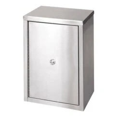 Omnimed Double Door Narcotic Cabinet - 2 Shelves - 8" D (181651)