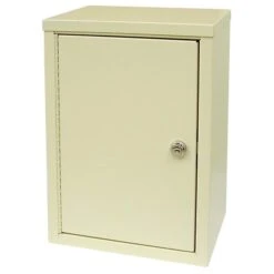 Omnimed Economy Double Door Narcotic Cabinet - 2 Shelves - 8" D (182150)