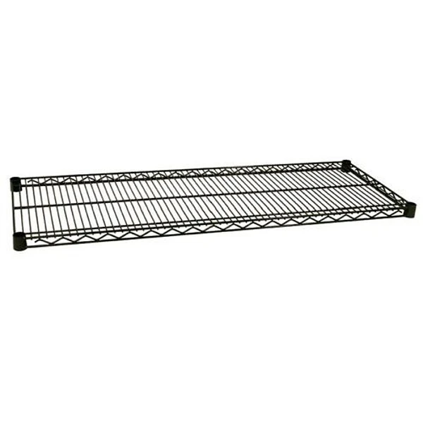 Focus Foodservice Green Epoxy Coated Wire Shelf, 14" X 48" (FF1448G) 1 Focus Foodservice Green Epoxy Coated Wire Shelf, 14" X 48" (FF1448G)