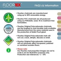 Floortex® Advantagemat® Anti-Microbial 45" X 53" Rectangular Chair Mat For Hard Floors, Vinyl (AB1213420EV) -Prepa Furniture Shop m005175545 s7