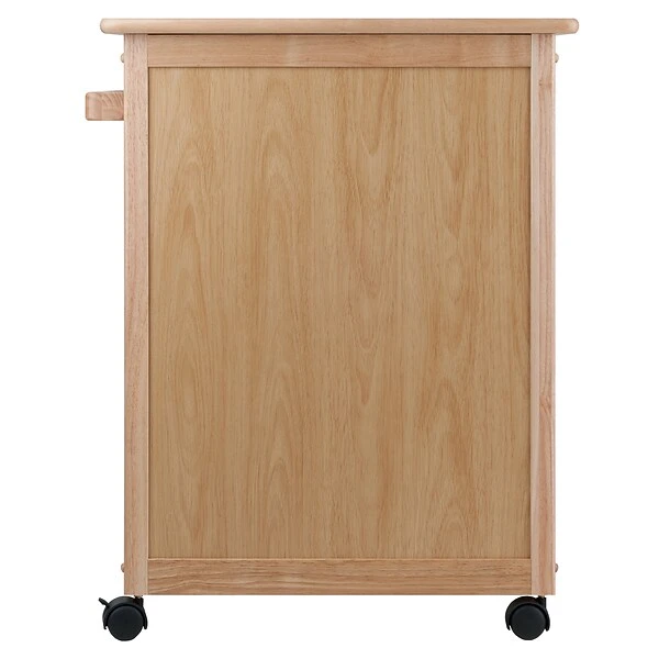 Winsome Wood Kitchen Cart, Natural, Single Drawer 6 Winsome Wood Kitchen Cart, Natural, Single Drawer - Image 6