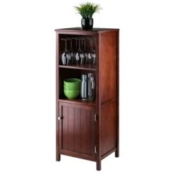 Winsome 94421 Pantry Cupboard With 2 Shelves, Antique Walnut 9 Winsome 94421 Pantry Cupboard With 2 Shelves, Antique Walnut -Prepa Furniture Shop m006963558 s7