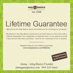 Way Basics 25.6"H X 40.2"W 6 Stackable Modular Modern Eco Storage Cube System Cubby Organizer, Black Wood Grain (PS-MC-6-BK) 12 Way Basics 25.6"H X 40.2"W 6 Stackable Modular Modern Eco Storage Cube System Cubby Organizer, Black Wood Grain (PS-MC-6-BK) -Prepa Furniture Shop m007057959 s7