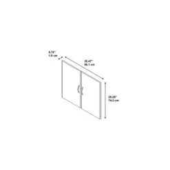 Bush Business Furniture Westfield Half, Mocha Cherry, Height 2 Door Kit (WC12911) -Prepa Furniture Shop m007060447 s7